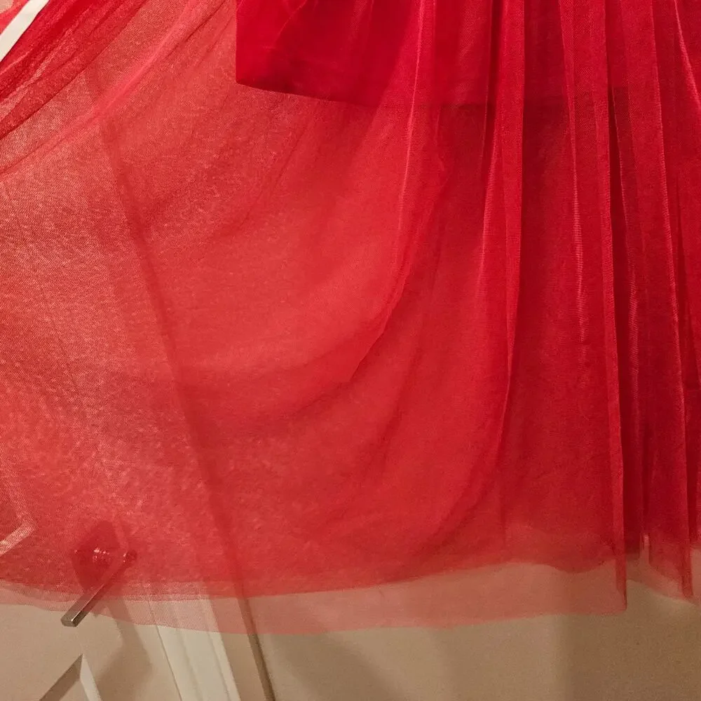 Adidas Originals Red Tulle Skirt Size XS - Picture 5 of 9